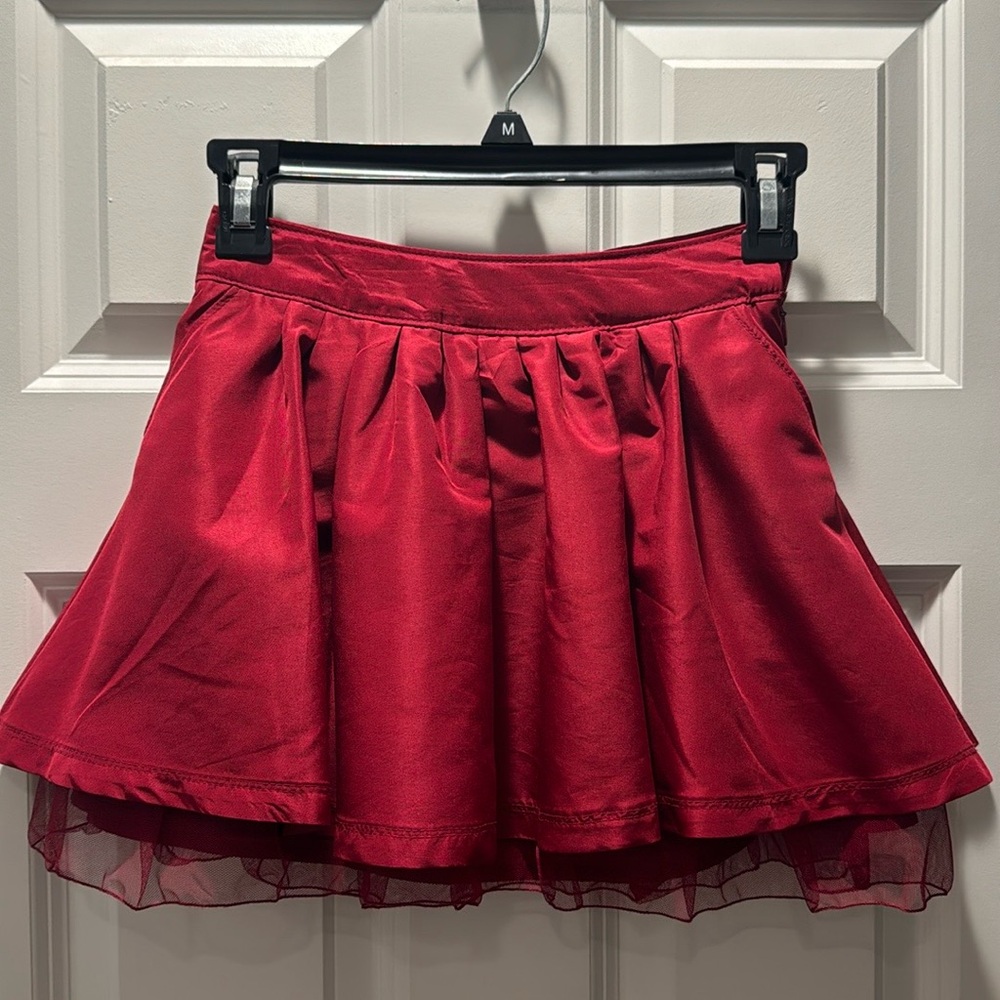 GapKids tulle layered red skirt Size 5